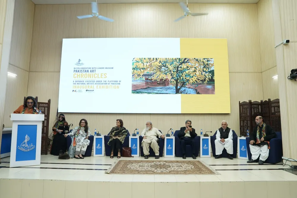 Guests at the launch of Pakistan Art Chronicles